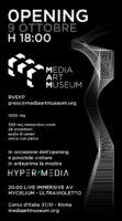 INVITO | MAM – MEDIA ART MUSEUM: venerdì 9 ottobre l’inaugurazione del primo museo a Roma dedicato alla Media Art.